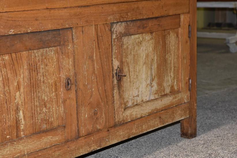 Restauro madia antica 2 in legno fabbrica di Zona giorno su misura a Roma